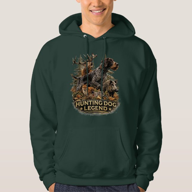 Deutsch Drahthaar Hoodie (Vorderseite)