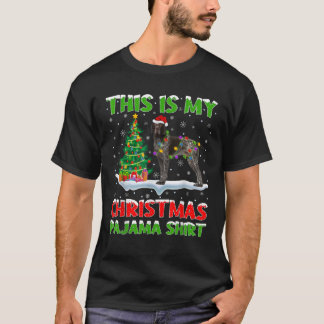 Deutsch Drahthaar Hund Dies Ist Mein Weihnachten T-Shirt