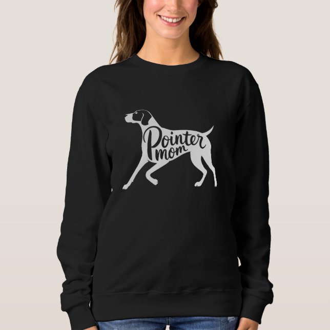 Deutsch-Drahthaar Hund GSP Pointer Mama Sweatshirt (Vorderseite)