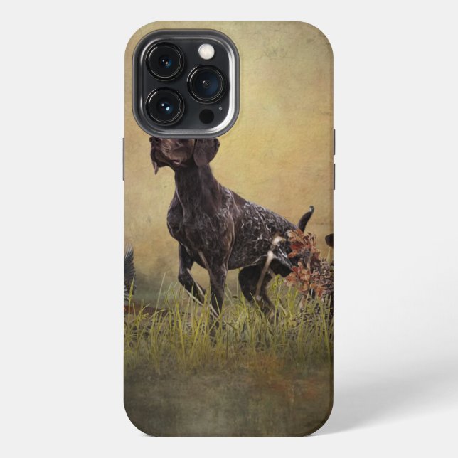 Deutsch Drahthaar  iPhone Hülle (Rückseite)