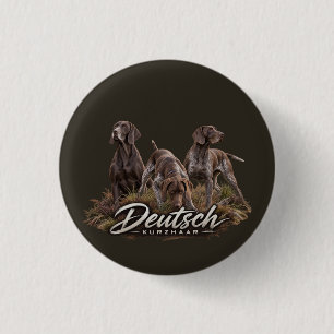 Deutsch Drahthaar - Jagdkollektion Button