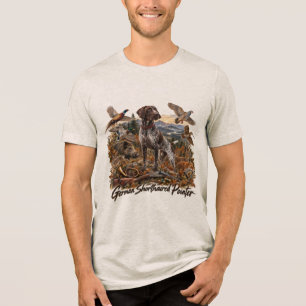 Deutsch Drahthaar - Jagdkollektion Tri-Blend Shirt