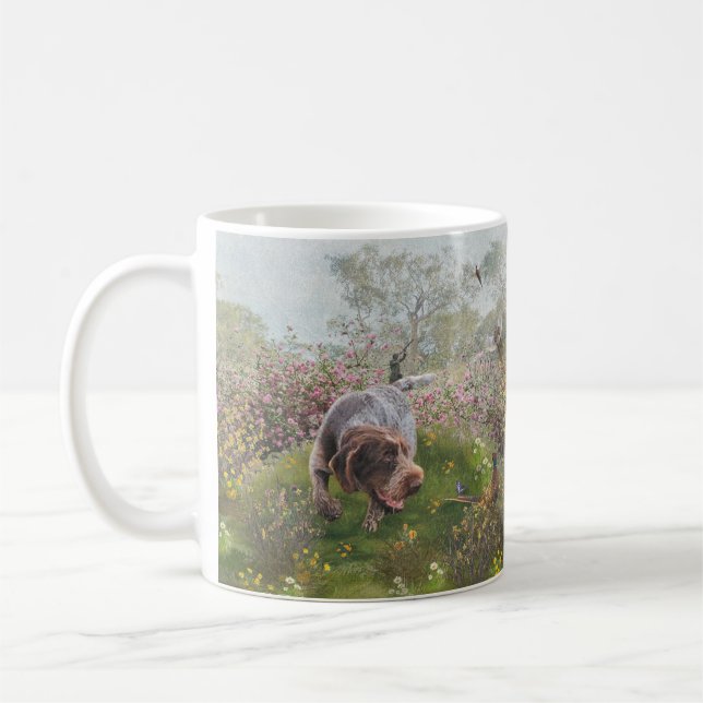Deutsch Drahthaar Kaffeetasse (Links)