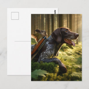 Deutsch Drahthaar Postkarte