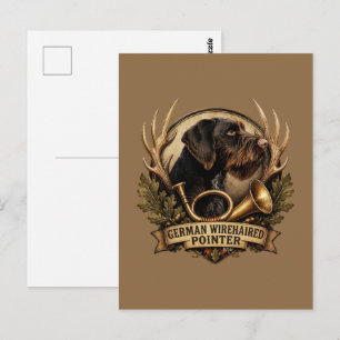 Deutsch Drahthaar Postkarte