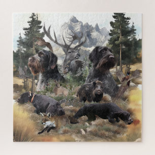 Deutsch Drahthaar Puzzle
