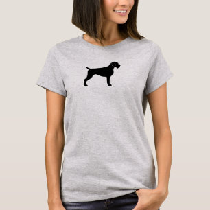 Deutsch Drahthaar Silhouette T-Shirt