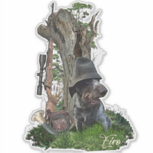 Deutsch Drahthaar Sticker