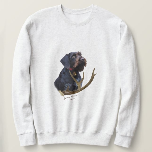 Deutsch Drahthaar Sweatshirt (Design vorne)