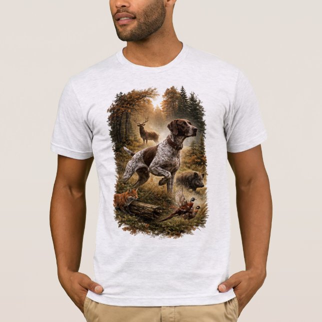 Deutsch Drahthaar T-Shirt (Vorderseite)