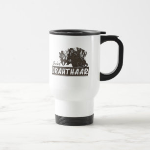 Deutsch Drahthaar Travel Mug Reisebecher