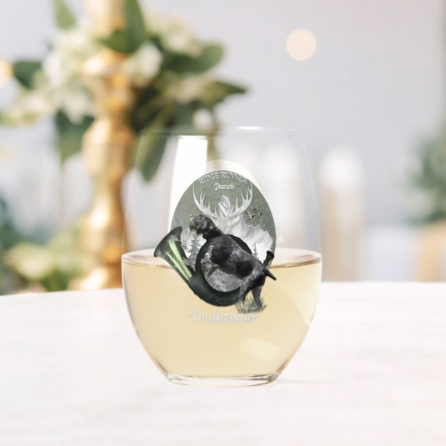 Deutsch Drahthaar Weinglas Ohne Stiel (Insitu (Hochzeit))