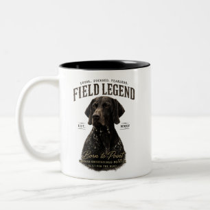 Deutsch Drahthaar Zweifarbige Tasse