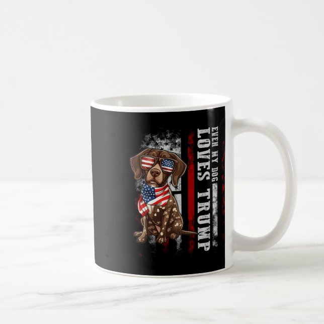Deutsch Drahthaarpointer, den sogar mein Hund lieb Kaffeetasse (Rechts)