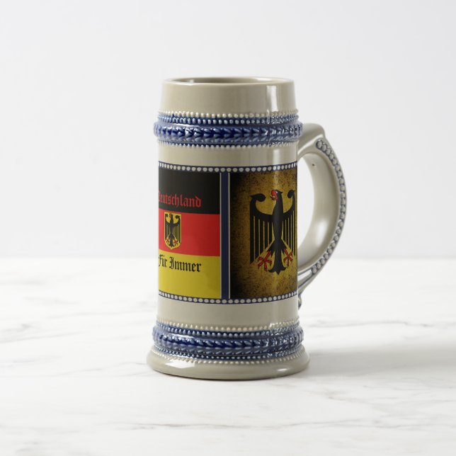 Deutsch, Eisenkreuz, Eisenkreuz, Deutschland Bierglas (VorderseiteRechts)