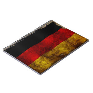 Deutsch Flagge - Vintage... Notizblock
