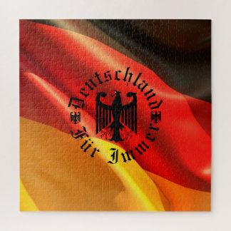 Deutsch Forever/Schwarzer Adler/Deutsche Flagge Puzzle