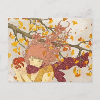 Deutsch für Herbst Postkarte