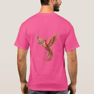 Deutsch: Goldenes mythisches Vogel-Grafik T-Shirt