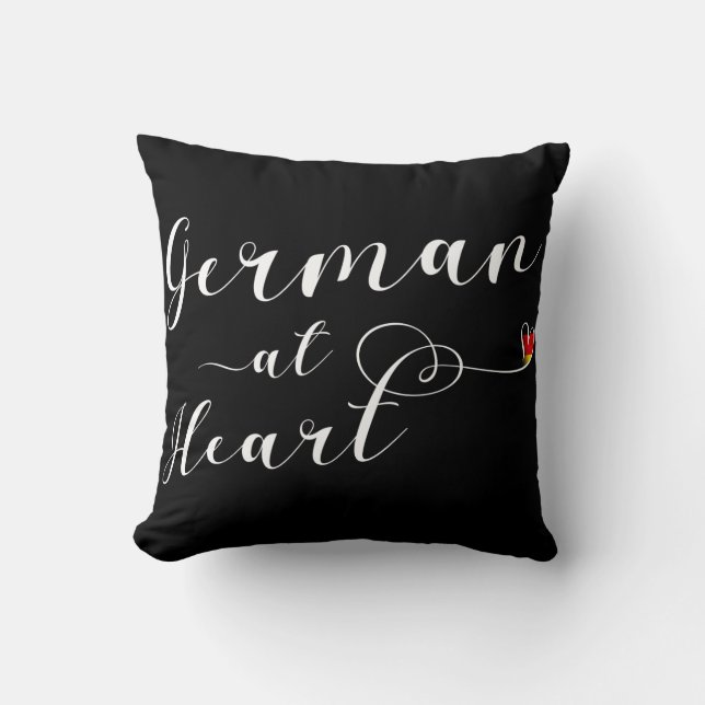 Deutsch im Herzen Deutschlands Kissen (Vorderseite)