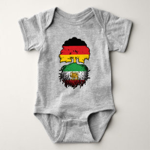 Deutsch-Iranische Wurzeln Löwe und Sonne Baby Strampler