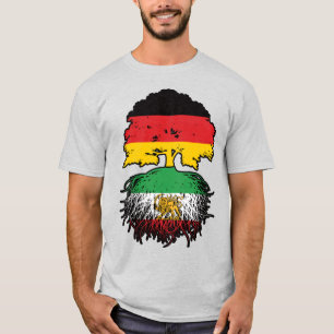 Deutsch-Iranische Wurzeln Löwe und Sonne T-Shirt
