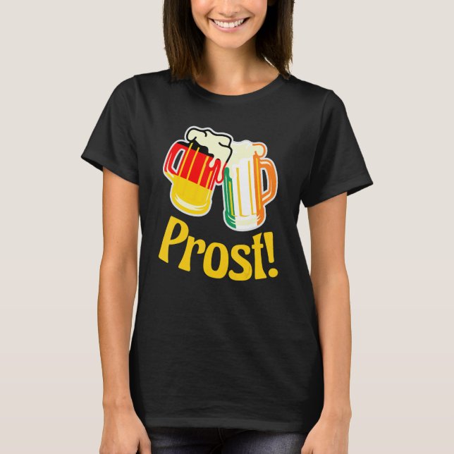 Deutsch - Irland Hurra Prost T-Shirt (Vorderseite)