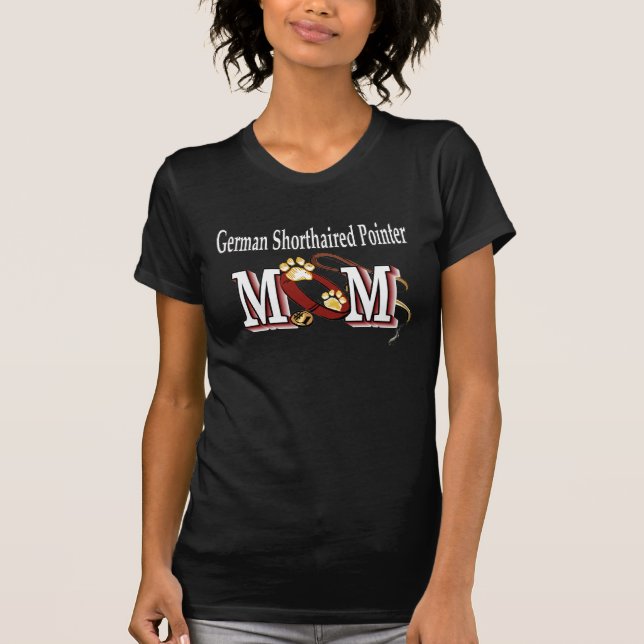 Deutsch Kurzgepäckstück Mama T-Shirt (Vorderseite)
