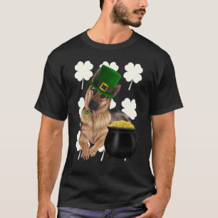 Deutsch Kurzhaar St. Patrick's Day-Shirt mit Nelke T-Shirt
