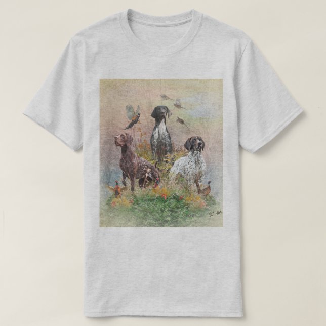 Deutsch Kurzhaar  T-Shirt (Design vorne)
