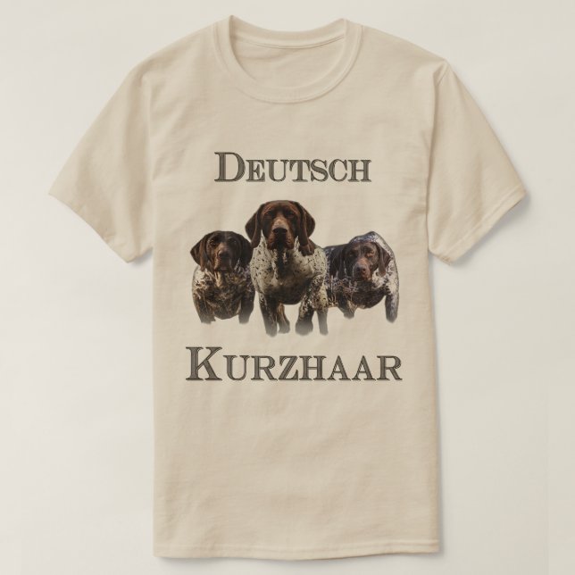 Deutsch Kurzhaar  T-Shirt (Design vorne)