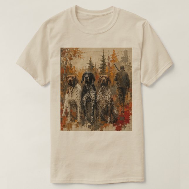 Deutsch Kurzhaar  T-Shirt (Design vorne)