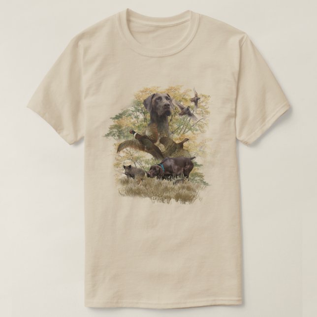 Deutsch Kurzhaar  T-Shirt (Design vorne)