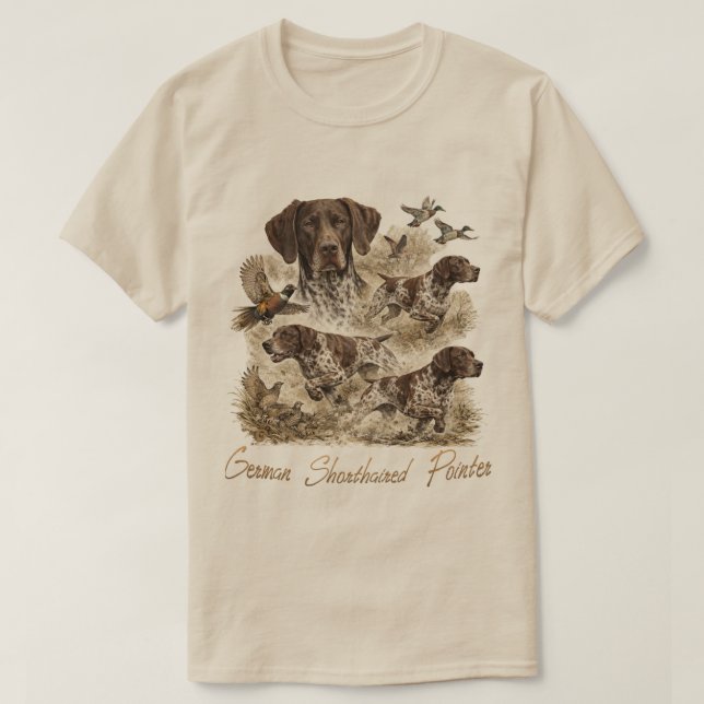 Deutsch Kurzhaar  T-Shirt (Design vorne)
