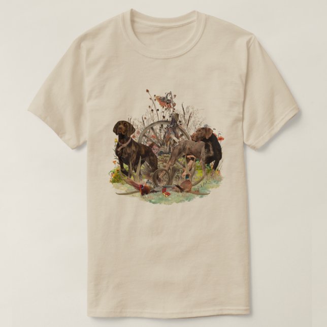 Deutsch Kurzhaar  T-Shirt (Design vorne)