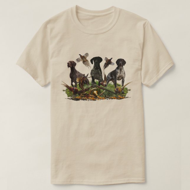 Deutsch Kurzhaar  T-Shirt (Design vorne)