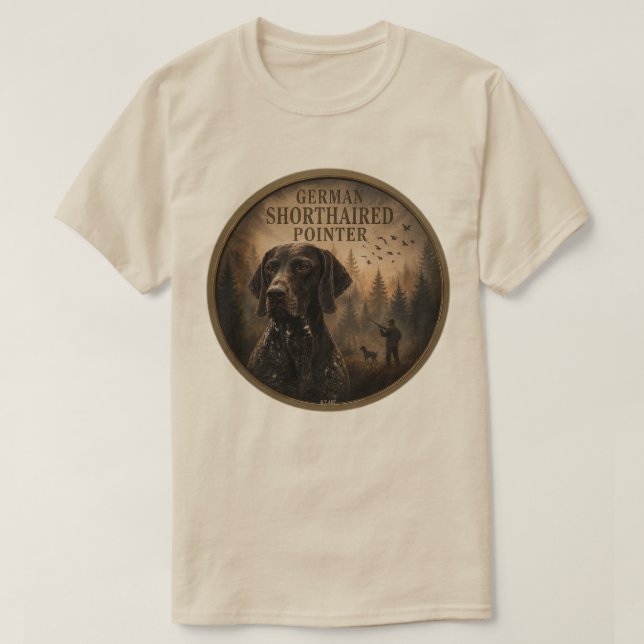Deutsch Kurzhaar  T-Shirt (Design vorne)