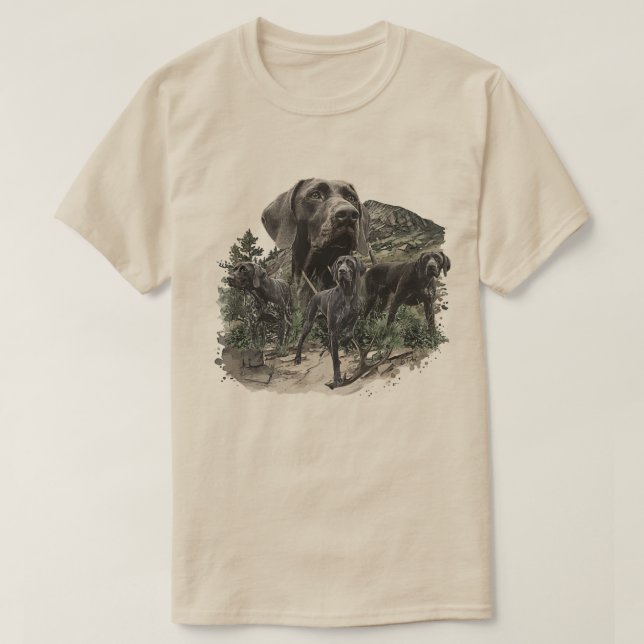 Deutsch Kurzhaar  T-Shirt (Design vorne)