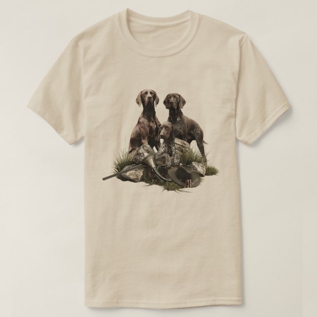 Deutsch Kurzhaar  T-Shirt (Design vorne)