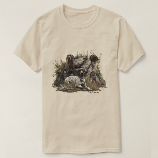Deutsch Kurzhaar  T-Shirt (Design vorne)
