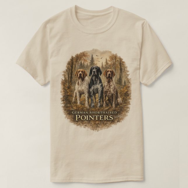 Deutsch Kurzhaar  T-Shirt (Design vorne)