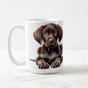 Deutsch Kurzhaar-Welpe Kaffeetasse