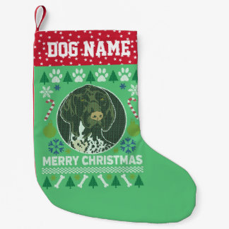 Deutsch Kurzhaarige Pointer Dog Ugly Weihnachten Kleiner Weihnachtsstrumpf