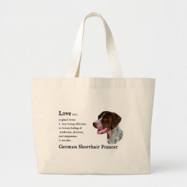 Deutsch Kurzhaarige Pointer-Geschenke Jumbo Stoffbeutel