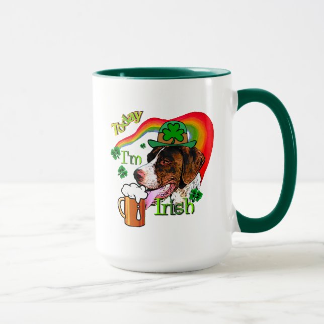 Deutsch Kurzhaarige Pointer St Pattys Tasse (Rechts)