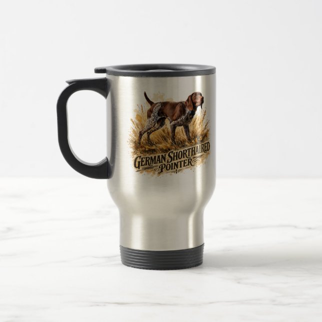 Deutsch Kurzhaariger Vorstehhund Reisebecher (Links)