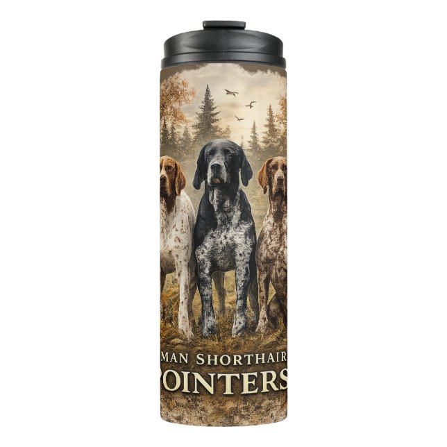 Deutsch Kurzhaariger Vorstehhund  Thermosbecher (Vorderseite)