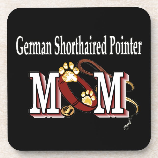 Deutsch Kurzpornografie-Mama Getränkeuntersetzer (Vorderseite)