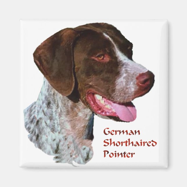 Deutsch Kurzportraits Magnet (Vorne)