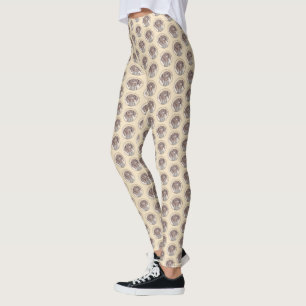 Deutsch Kurzzeitermalerei - Hundekunst Leggings